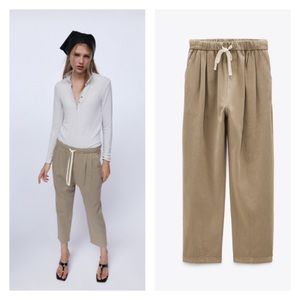 Zara pants with tie / drawstring sweatpants